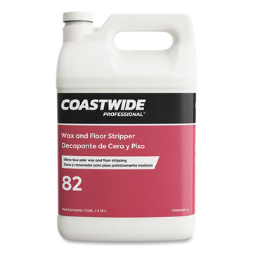 Coastwide Professional™ Wax And Floor Stripper, Ultra-low Odor Soap Scent, 1 Gal Bottle, 4-carton freeshipping - TVN Wholesale